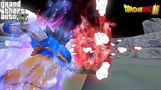 GTA 5 - UItra Instinct Goku vs Jiren | DBZ Mods | Tournament of Power Fight Pt. 4