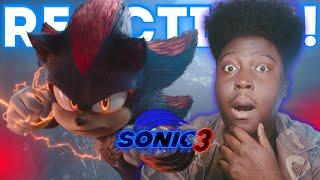 SONIC MOVIE 3 TRAILER REACTION!