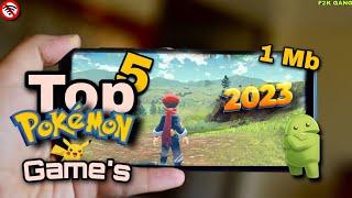 Top 5 Pokemon Games For Android Mobile In 2023 | 5 Best (Offline/Online) Pokemon Games #pokemon