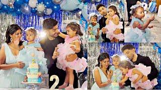 Gurmeet Choudhary And Debina Bonnerjee Daughter Divisha 2st Birthday Party With Liana