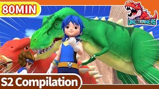 Dino Trainers S2 Compilation [17-24] | Dinosaurs for Kids | Trex | Cartoon | Toys | Robot | Jurassic