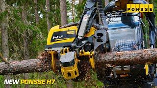 New PONSSE H7 harvester head