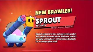 New Mythic Brawler Sprout from Legendary Starr Drop  #brawlstars #legendarystarrdrop #brawl_mythic