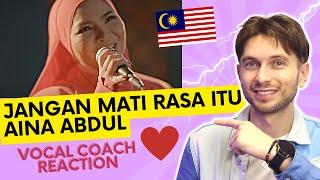 YAZIK reacts to Aina Abdul - Jangan Mati Rasa Itu