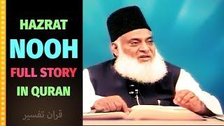 HAZRAT NOOH Ka Poora Waqiah - FULL STORY IN QURAN | Dr Israr Ahmed