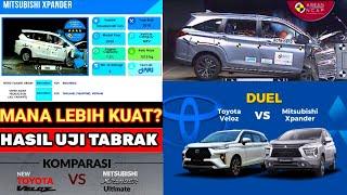 Mitsubishi Xpander Vs Toyota Veloz | Hasil Uji Tabrak NCAP ASEAN CRASH TEST | TEST NCAP GLOBAL