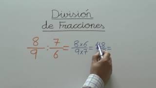 División de fracciones podemos aprobar matemáticas