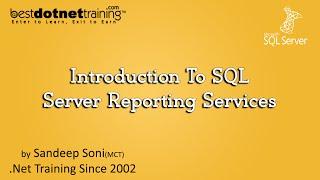 Introduction To SQL Server Reporting Services (SSRS)