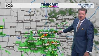 DFW Weather: Rain is back in the forecast Wednesday morning
