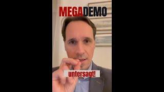 MEGADEMO untersagt! Behörden spielen (siehe Corona-Diktatur) verrückt! #martinrutter #megademo