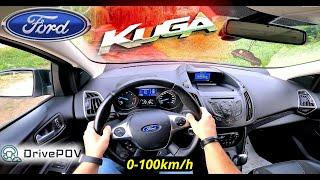 Ford Kuga II 2.0 TDCi 2014 | 163HP-340NM | POV TEST DRIVE, POV ACCELERATION, CITY, REVIEW| #DrivePOV