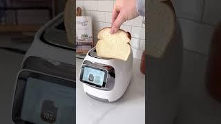 Individually cook 2 pieces of toast at once  This smart toaster is touch screen and endlessly