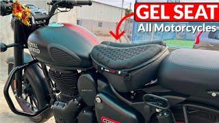 Universal Gel Seat for All Motorcycles - 2X Seat Comfort | No More Back Pain