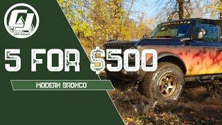 FIVE #BRONCO PRODUCTS FOR UNDER $500!