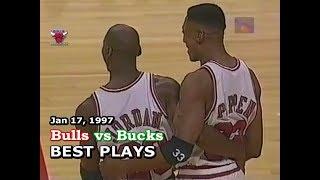 January 17, 1997 Bulls vs Bucks highlights