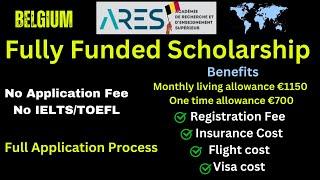 ARES Fully Funded Scholarship 2025| Detail Application Process| No Application Fee| No IELTS