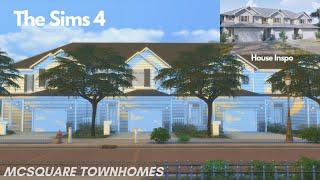 The Sims 4: Realistic Townhomes | Speed Build w/ cc | Prod. Soul