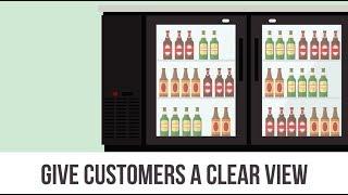 eQuipped 90" Three-Section Bar Refrigerator