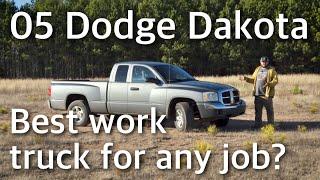 05 DODGE DAKOTA REVIEW, Best Work Truck for Any Job, Can This Truck Really Do Anything? Dodge Review