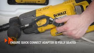 DEWALT POWERSHIFT™ Core Drill Kit How to Video - Wet Coring