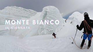 Monte Bianco in 10 ore - via normale francese in giornata senza dormire