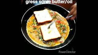 Egg bread omelette |tasty breakfast in 10 min 
