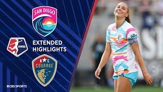 San Diego Wave vs. North Carolina Courage: Extended Highlights | NWSL | Attacking Third