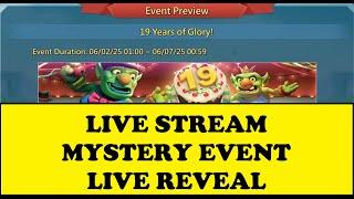 Lords Mobile - IGG'S 19TH ANNIVERSARY - MYSTERY EVENT LIVE REVEAL