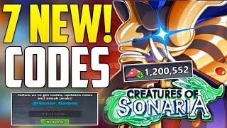 *NEW* ALL WORKING CODES FOR CREATURES OF SONARIA IN 2024! ROBLOX CREATURES OF SONARIA CODES