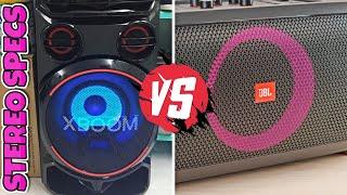 LG XBOOM RN7 vs JBL PARTYBOX ON-THE-GO | FEEL THE BASS | 75 % Volume Test