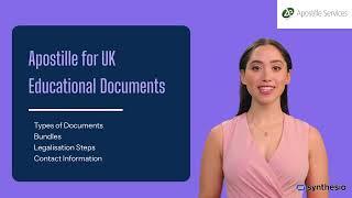 2E Apostille: Apostille for UK Educational Documents