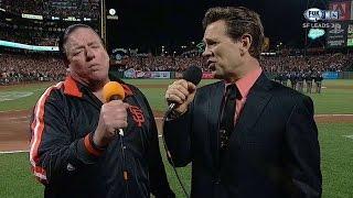 NLCS Gm5: Isaak, Dale Johnson sing during stretch