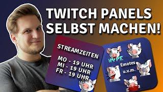 Twitch Panels erstellen KOSTENLOS mit Krita - deine individuellen Panels - Krita Tutorial