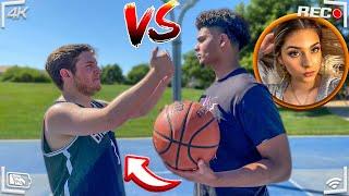 1v1 BASKETBALL vs Chantel's EX-BOYFRIEND! (if he wins he gets her back)