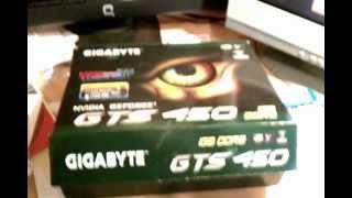 Assemble and install  Nvidia geforce GTS 450 Gigabyte video card