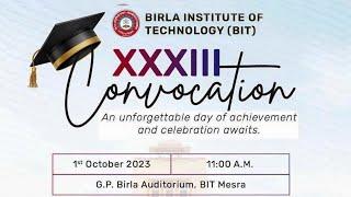 Birla Institute of Technology, Mesra Live Stream