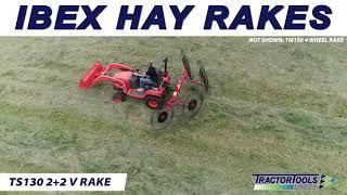 Ibex Wheel and Belt Hay Rakes