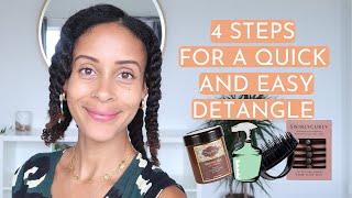 The Quickest And Easiest Way To Detangle Your Natural Hair | SWIRLY CURLY