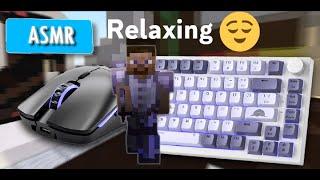 Keyboard and Mouse ASMR | Hive Bedwars (4k 240 Fps)