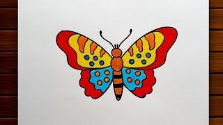 Butterfly Drawing || How to Draw Butterfly for Beginners || Butterfly Drawing Tutorial..