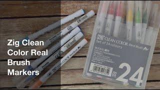 Zig Clean Color Real Brush Markers