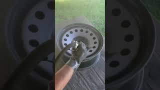 Rim Job - Full video coming soon / using a 200lb pot blaster with Ameriblaster set up.