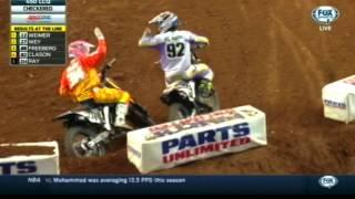 Alex Ray's High Five Fail - 2015 Supercross - Atlanta 1