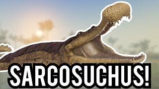 (V3) Sarcosuchus Rework! | Dinosaur World Mobile Roblox