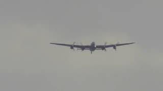 The Avro Lancaster 80th Anniversary of the Dambuster Raids flypast this evening at Elsham Wolds