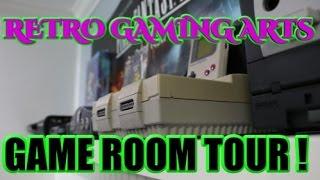 GAME ROOM TOUR - RETRO GAMING ARTS