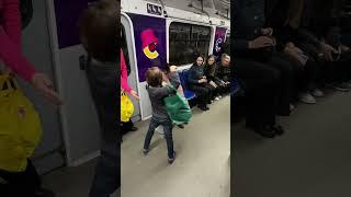 Exhausted Mom Dozes Off in Tube #shorts