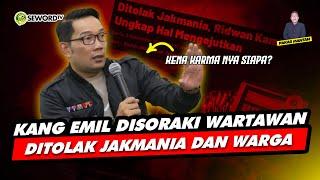 Alifurrahman: KANG EMIL DISORAKI WARTAWAN, DITOLAK JAKMANIA DAN WARGA