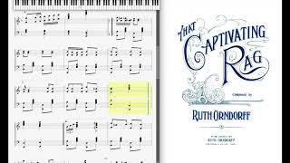 That Captivating Rag by Ruth Orndorff (1912, Ragtime piano)