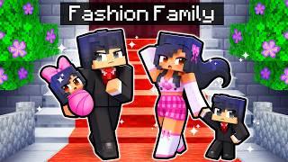 Having a FASHION FAMILY in Minecraft!